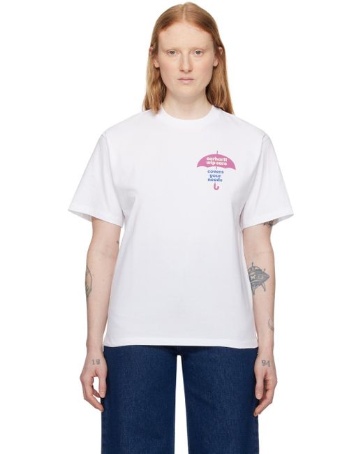 T-shirt covers blanc Carhartt en coloris White
