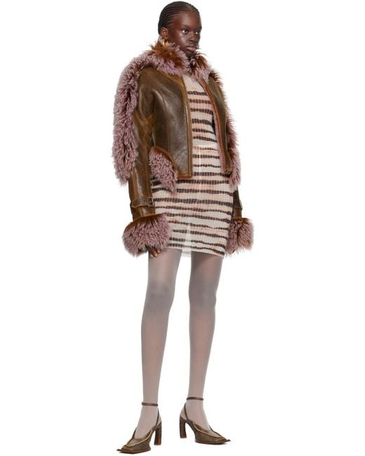Jean Paul Gaultier Natural Knwls Edition Minidress