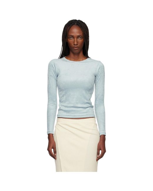 Baserange Blue Omo Long Sleeve T-Shirt