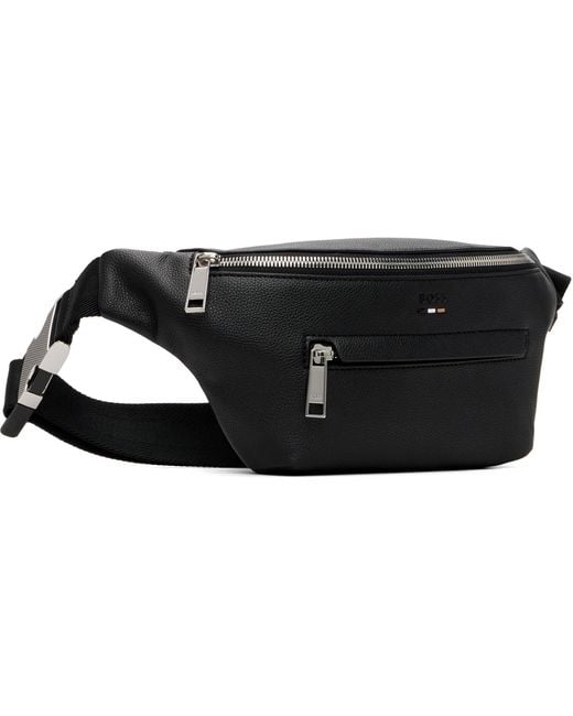 Boss Black Emed Belt Bag for men