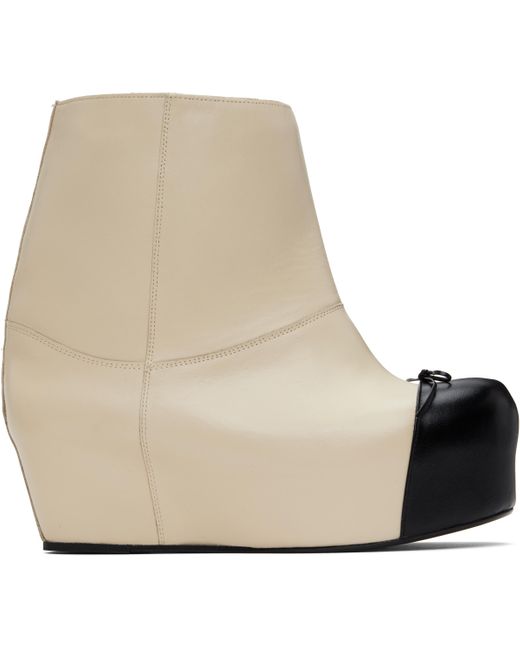 LAURA ANDRASCHKO Natural Riding Ankle Boots