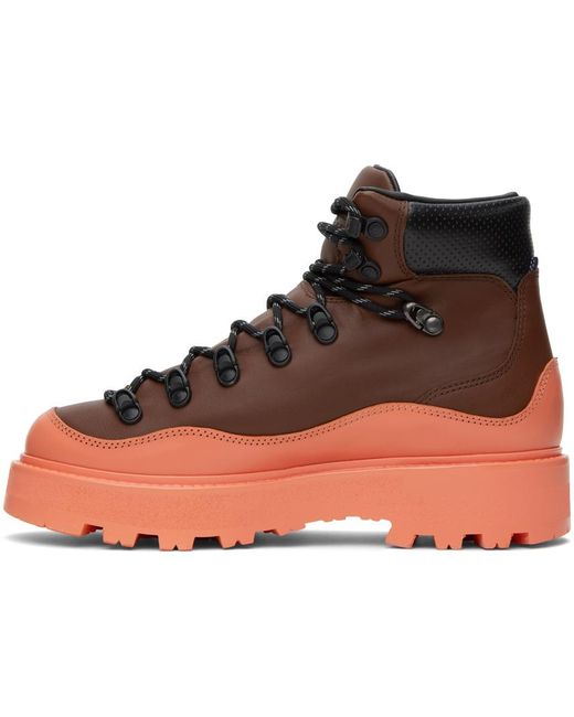 Bottes peka trek bourgogne - 8 moncler palm angels Moncler en coloris Brown