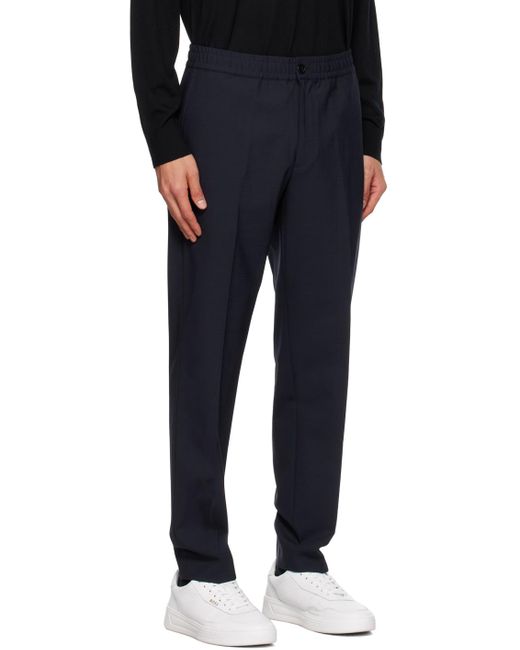 Theory Blue Larin Trousers for men
