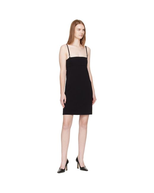 Sportmax Black Cut Out Minidress
