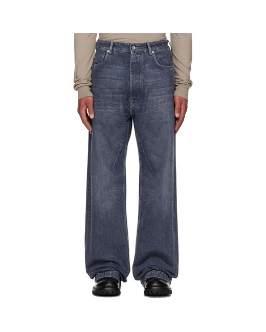 Rick Owens Blue Concordians Geth Jeans for men