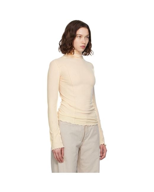 Baserange Natural Off- Omato Turtleneck