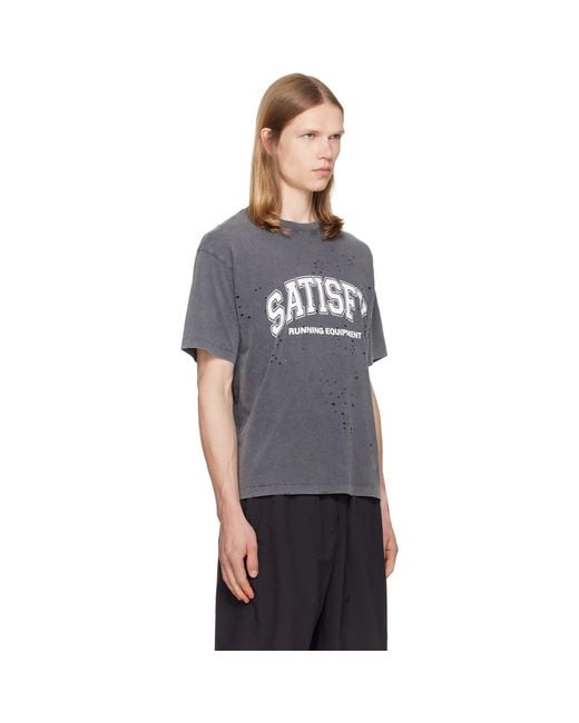 Satisfy Gray Mothtech T‑Shirt for men