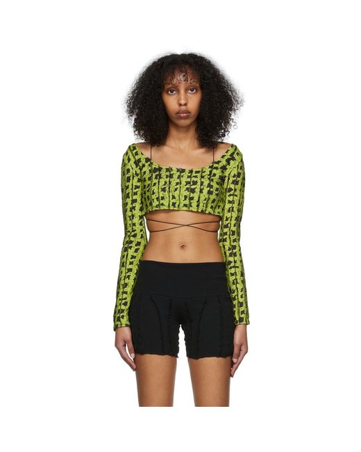 Helenamanzano Black Ssense Exclusive Cuerda T-Shirt