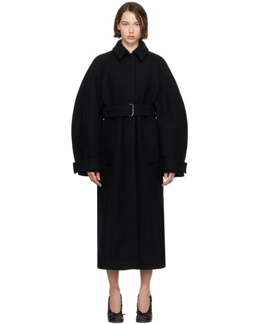 Jacquemus Black La Casa 'Le Manteau Bari' Coat