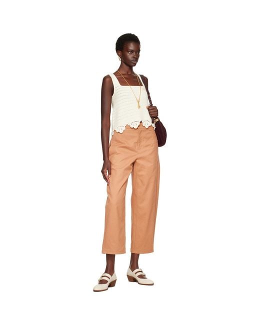 Chloé Multicolor Barrel Jeans