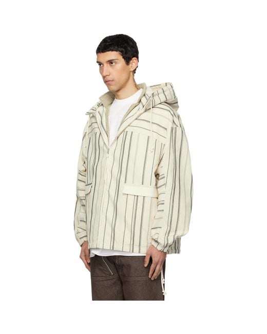 Mordecai Natural Windbreaker Jacket for men