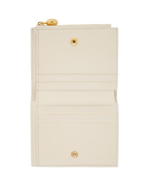 Jil Sander Natural Off- Goji Mini Wallet
