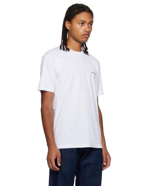 Norse Projects White Johannes T-shirt for men