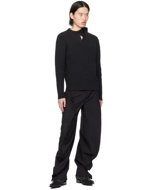 Pantalon noir à coutures pincées Y. Project pour homme en coloris Black