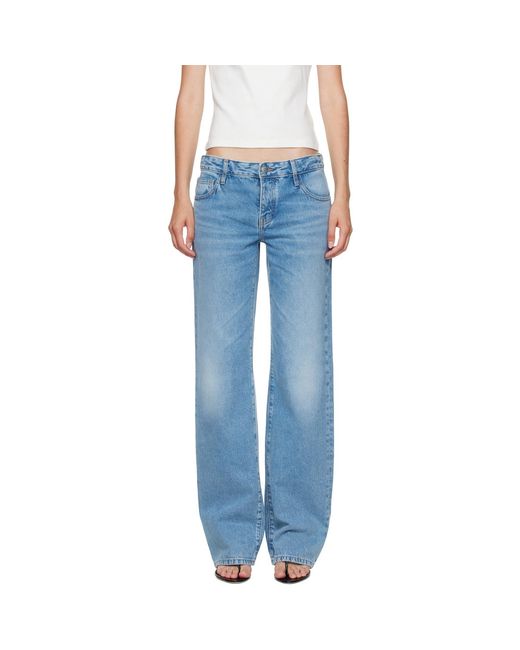 St. Agni Blue Outland Denim Edition Mid Rise Balloon Jeans