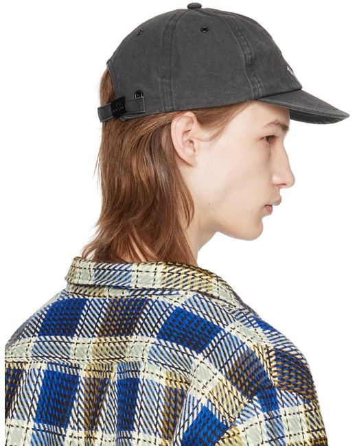 PS by Paul Smith Blue Black Happy Cap for men
