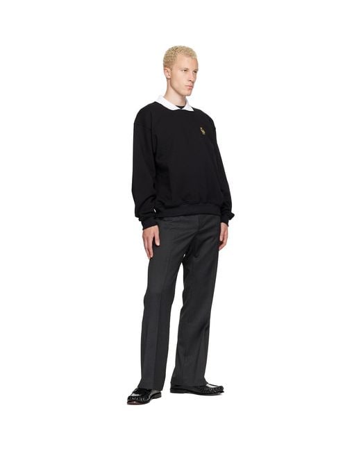 Ernest W. Baker Black Golf Sweatshirt for men