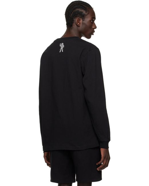 BBCICECREAM Black Printed Long Sleeve T-shirt for men