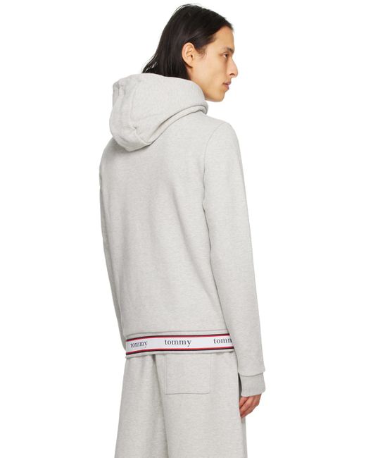 Tommy Hilfiger Multicolor Gray Repeat Hoodie for men