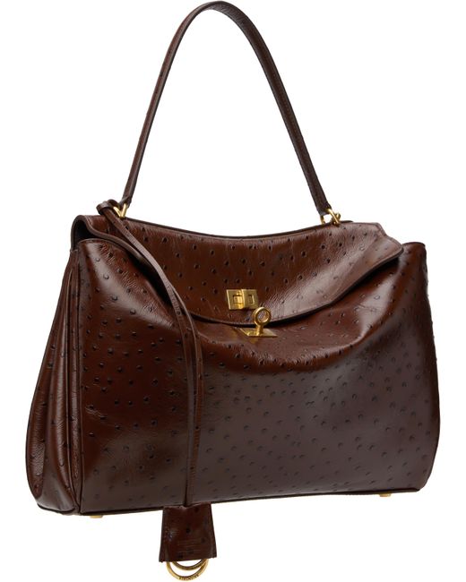 Balenciaga ブラウン ミディアム Rodeo バッグ Brown