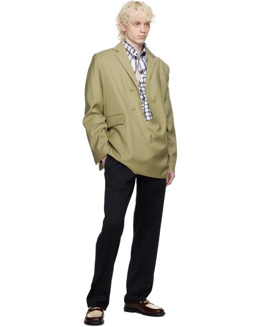 Bianca Saunders Natural Taupe Pull Over Blazer for men
