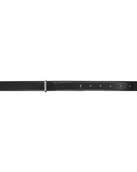 Toga Black Double Buckle Belt