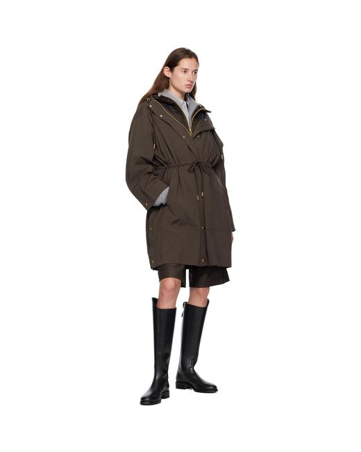 Moncler Black Sainbel Long Down Parka