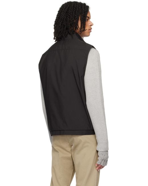 Polo Ralph Lauren Black Embroidered Vest for men