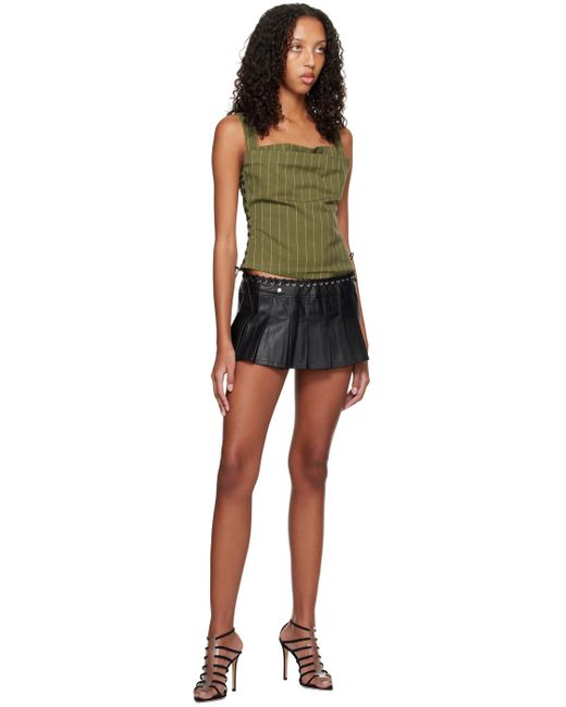 Miaou Black Khaki Vallois Corset