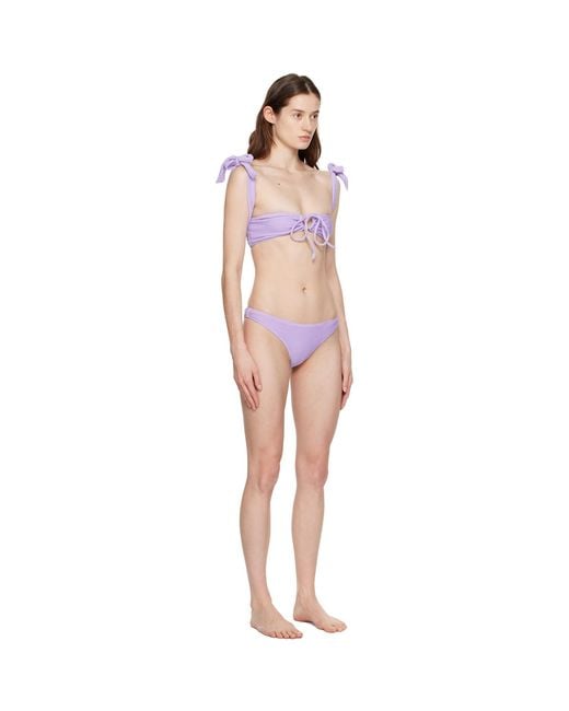 GUIZIO Black Ssense Exclusive Mona Bikini