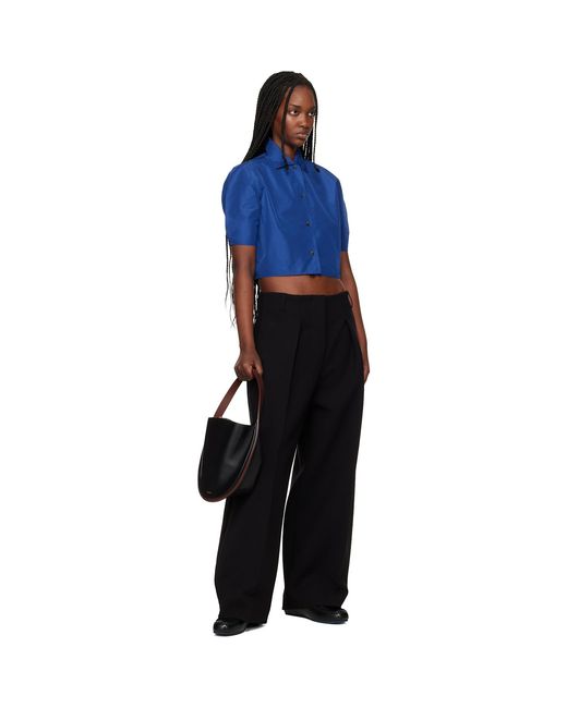 Jil Sander Black Pivot Bag
