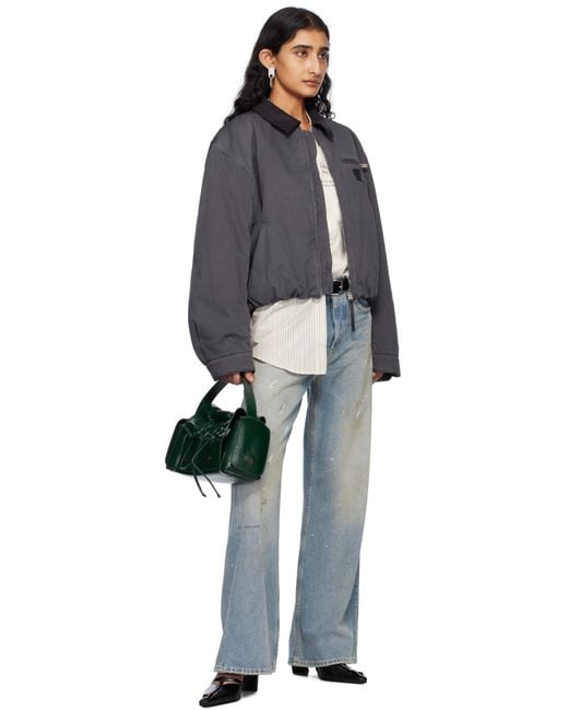 Acne Black Loose Fit 2021F Jeans