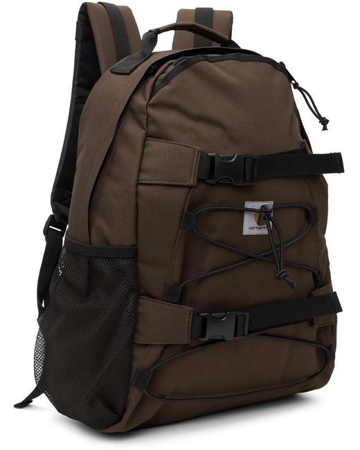 Carhartt Black Brown Kickflip Backpack for men