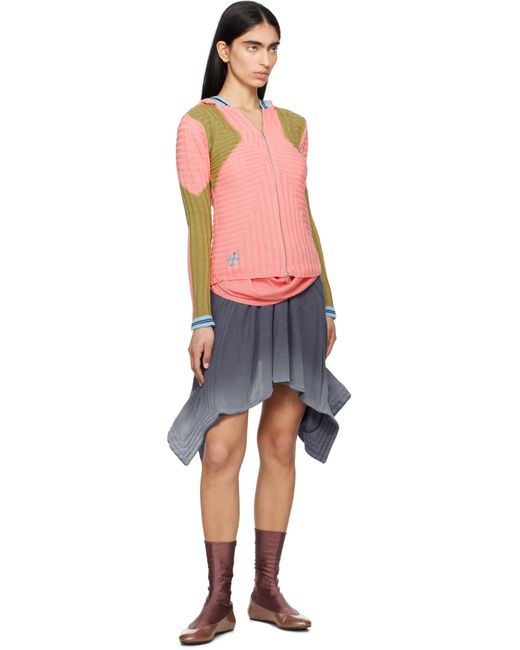 Kiko Kostadinov Multicolor Quimby Fitted Knit Hoodie