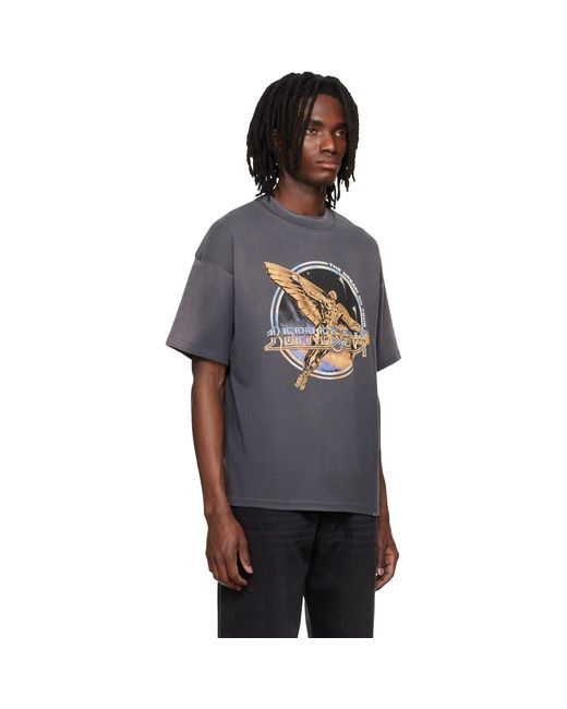 Represent Black Golden Tour T-Shirt for men