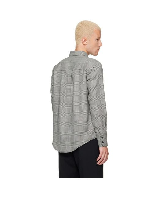 Ernest W. Baker Gray Classic Shirt for men