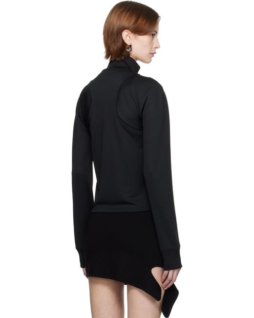 Courreges ブラック Scuba インターロック トラックジャケット Black