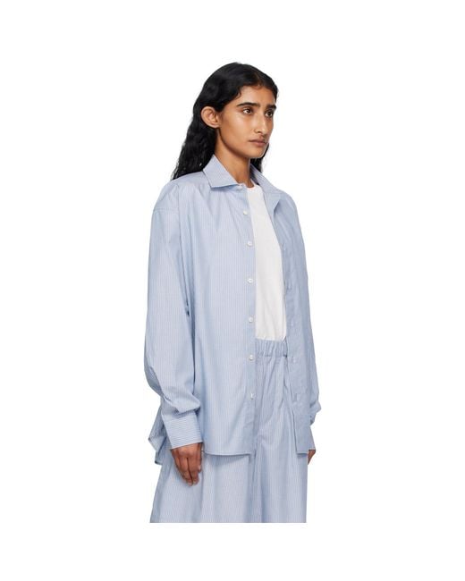 Baserange Blue Claude Shirt