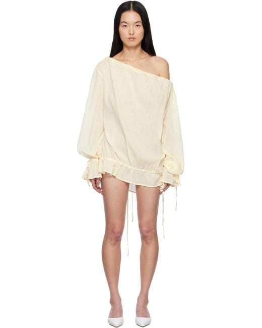 Mirror Palais Black Off- Botticelli Minidress