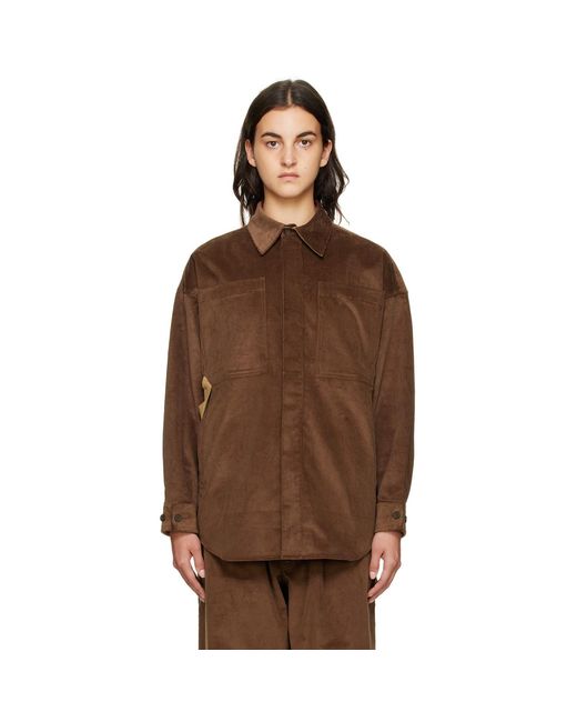 Bernhard Willhelm Brown Patch Pocket Shirt