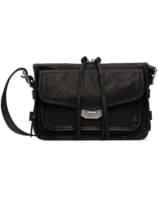 Rag & Bone Black Small Field Messenger Bag Lyst