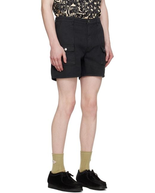 YMC Black Pocket Shorts for men