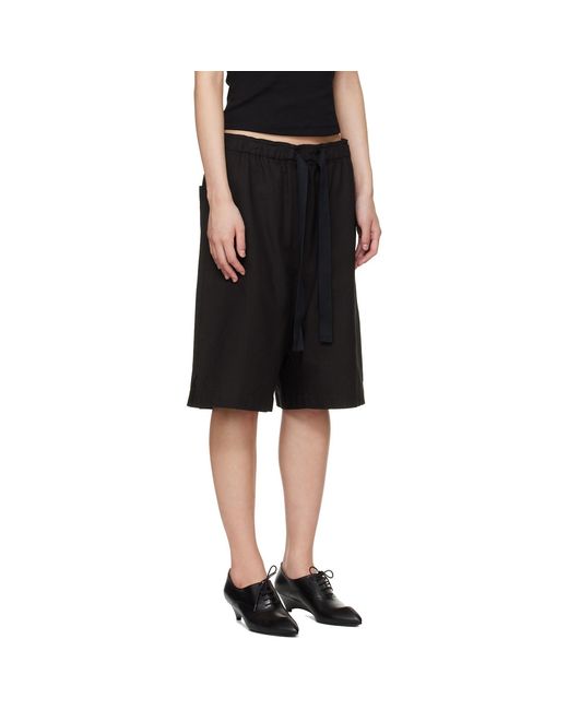 Studio Nicholson Black Demba Shorts