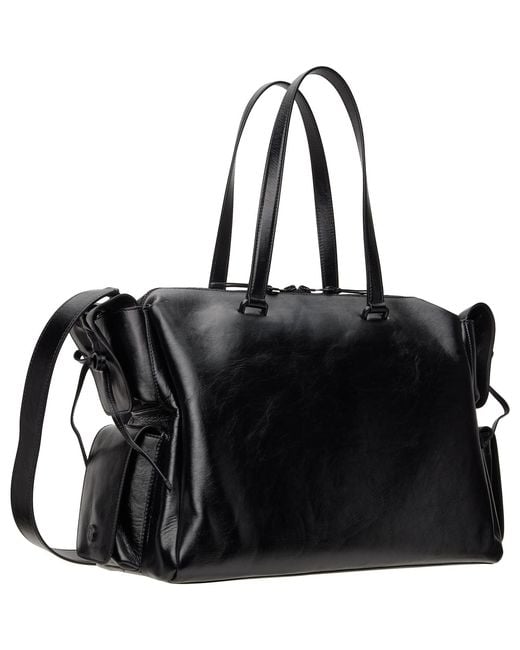 Acne Black Multipocket Bag for men