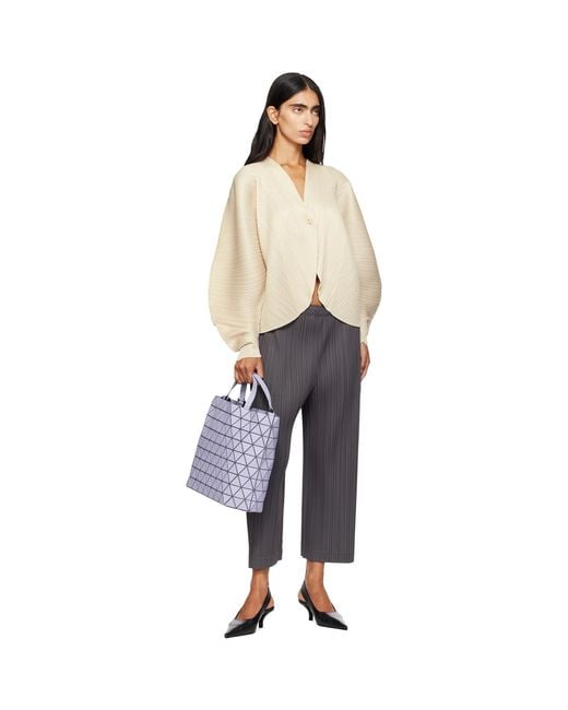 Issey Miyake Blue Crystal Matte Bag