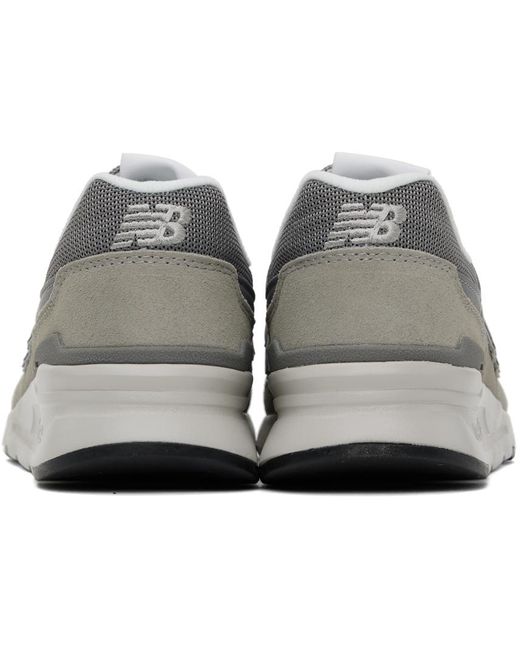 New Balance Black Gray 997h Sneakers for men