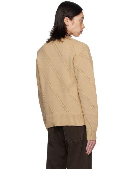 Ferragamo Black Virgin Wool Sweater for men