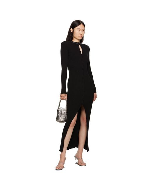 Gcds Black Bling Maxi Dress