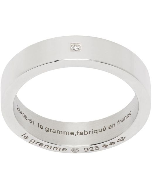 Le Gramme Metallic 'la 7g' Ribbon Ring for men