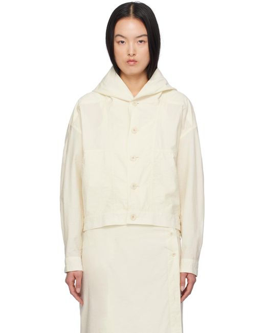 Lemaire Multicolor Off- Hooded Bomber Jacket